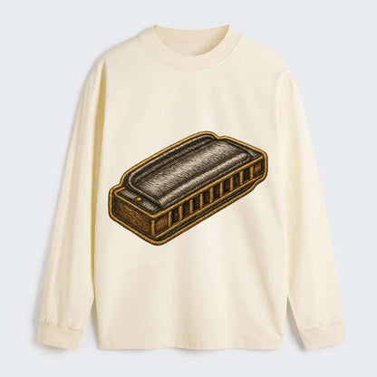 Harmonica  - Classic Long Sleeve Shirt - Beige