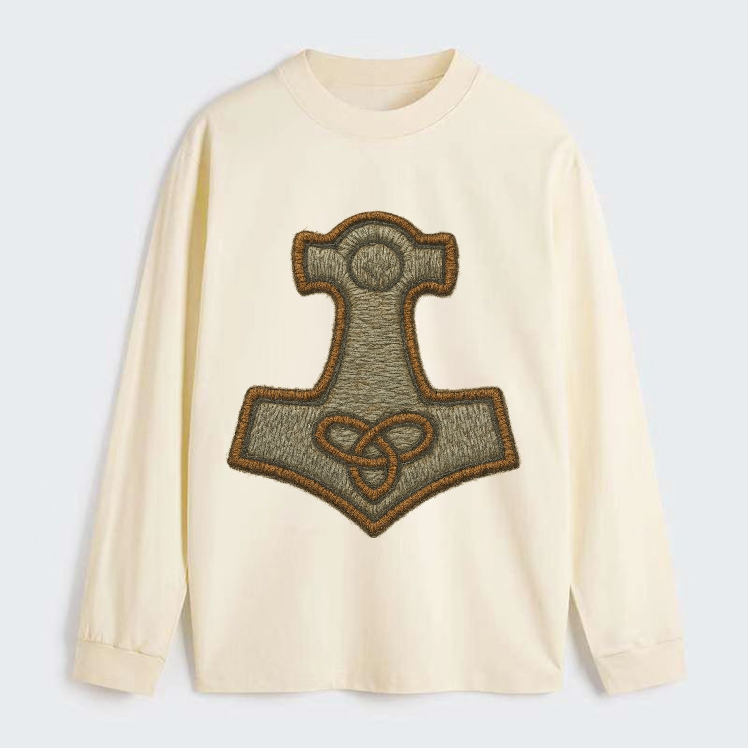 Mjolnir - Classic Long Sleeve Shirt - Beige
