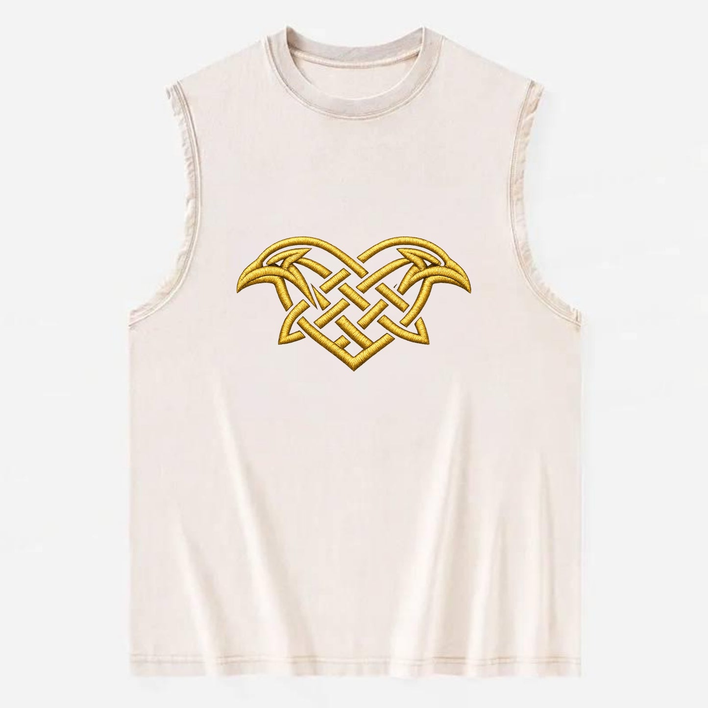 Raven Knot - Vintage Washed Tank - Beige