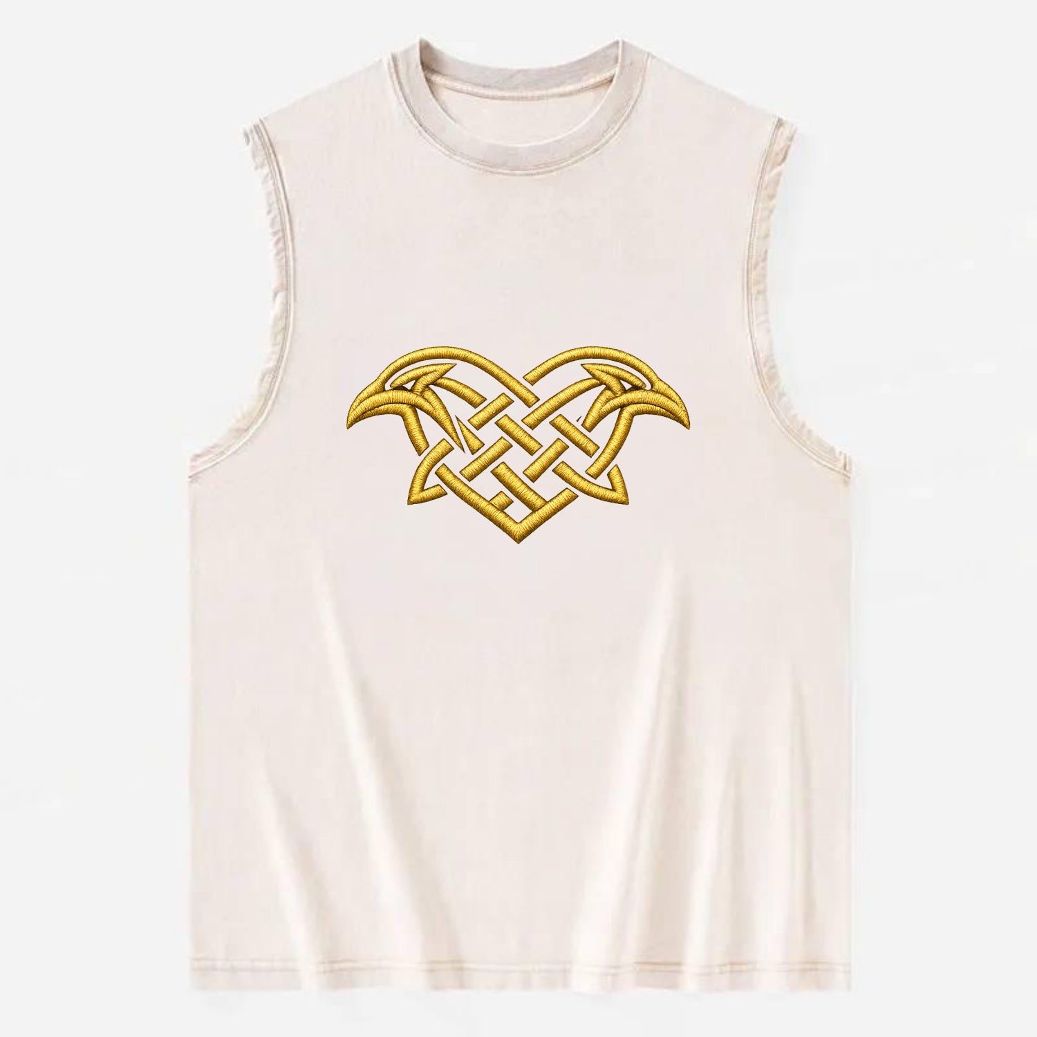 Raven Knot - Vintage Washed Tank - Beige