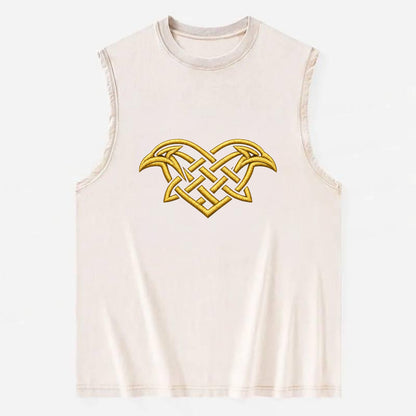 Raven Knot - Vintage Washed Tank - Beige