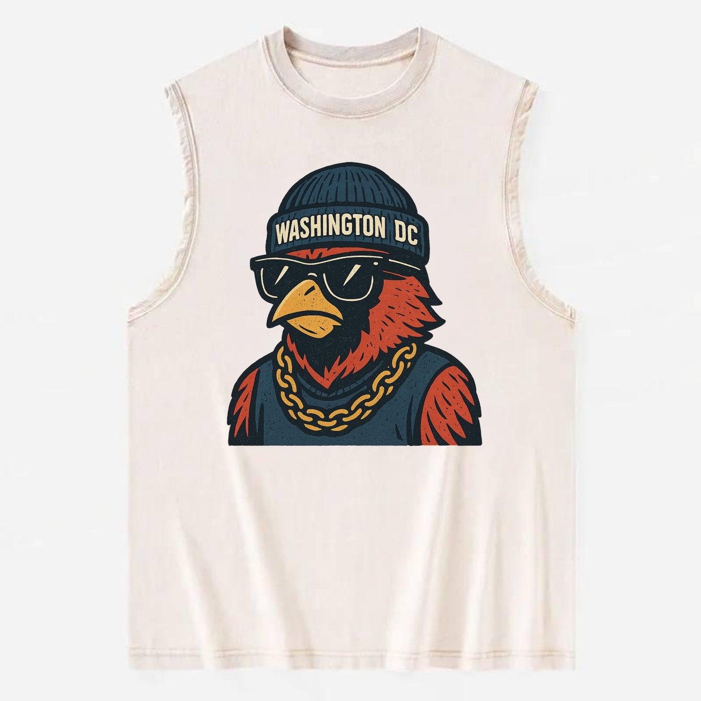 "cardinal" "washington Dc" "dc" "navy" "us East" - Vintage Washed Tank - Beige