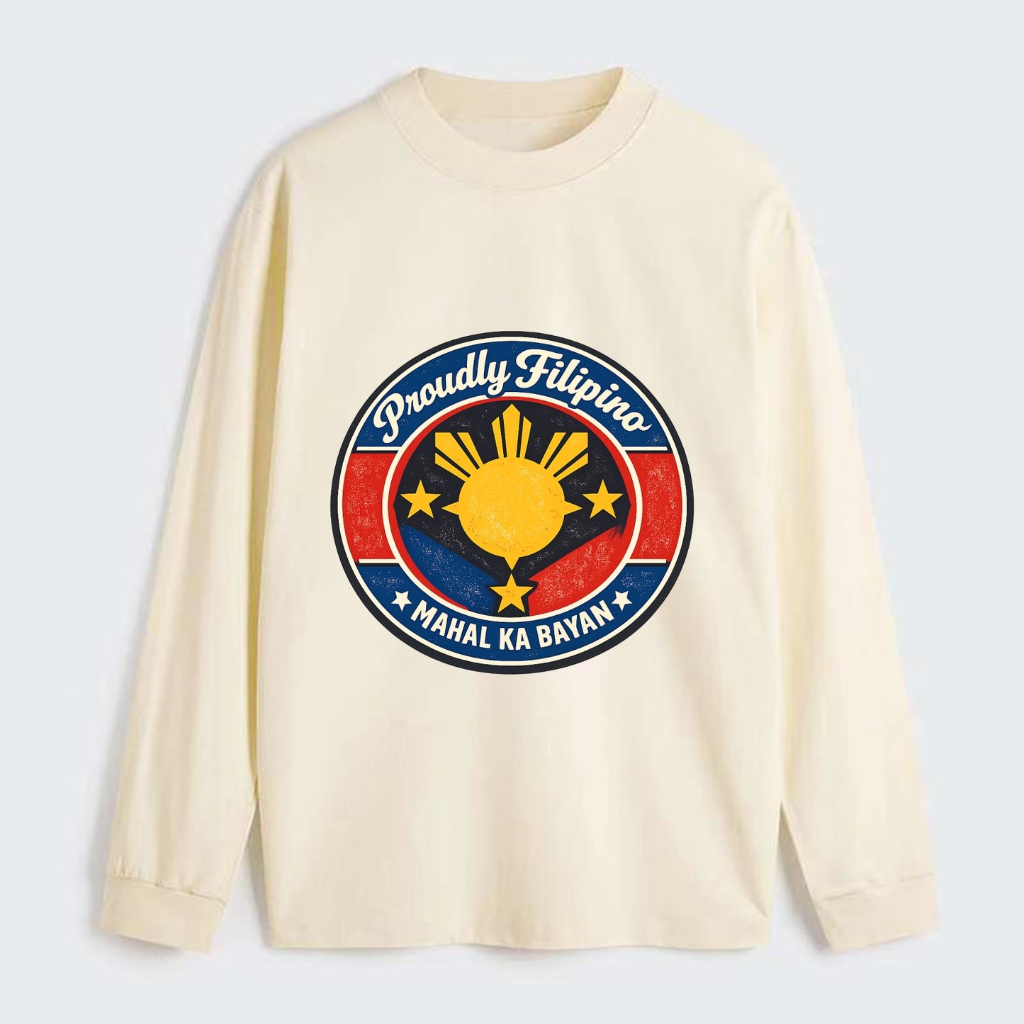 Radiant Philippine Heritage - Classic Long Sleeve Shirt - Beige