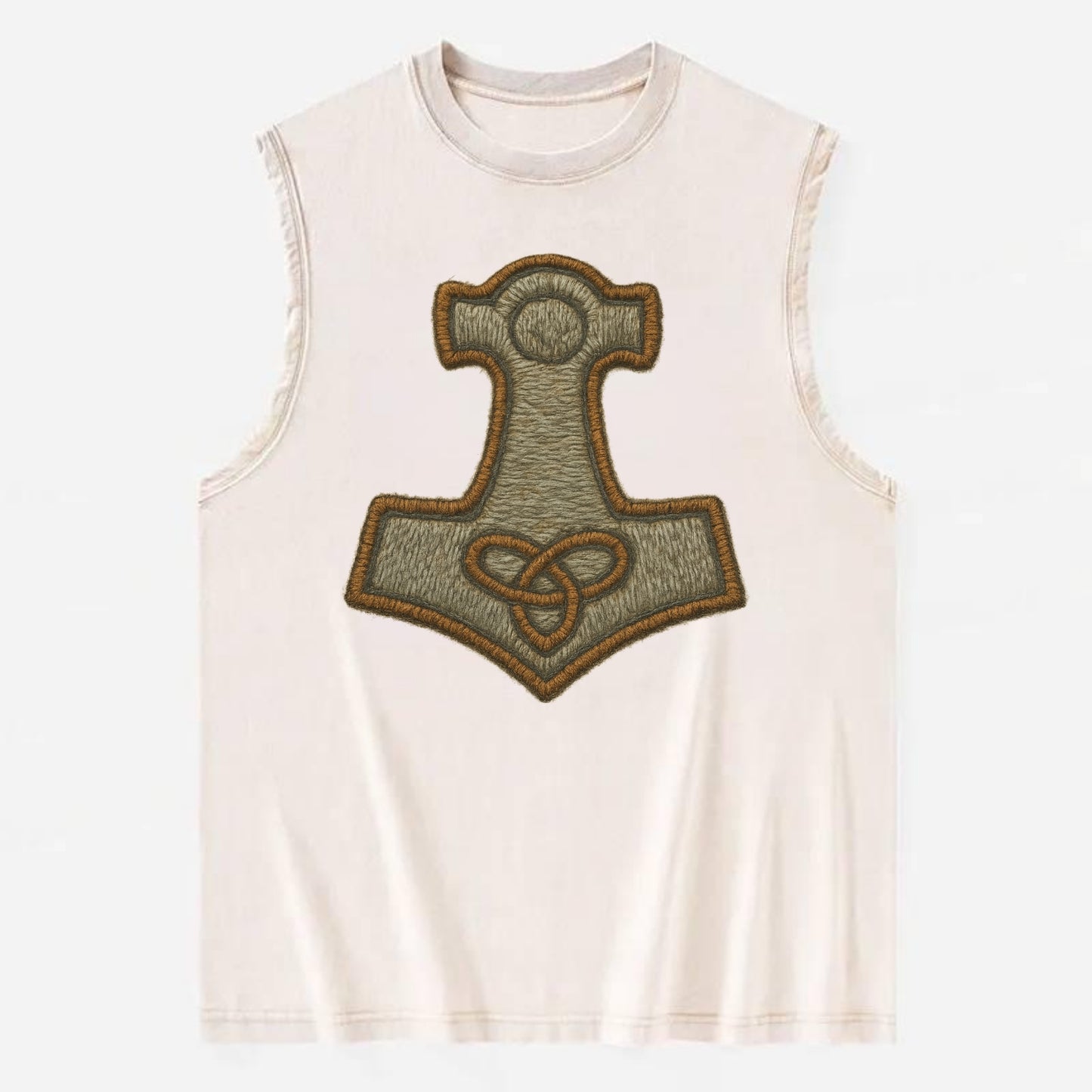 Mjolnir - Vintage Washed Tank - Beige