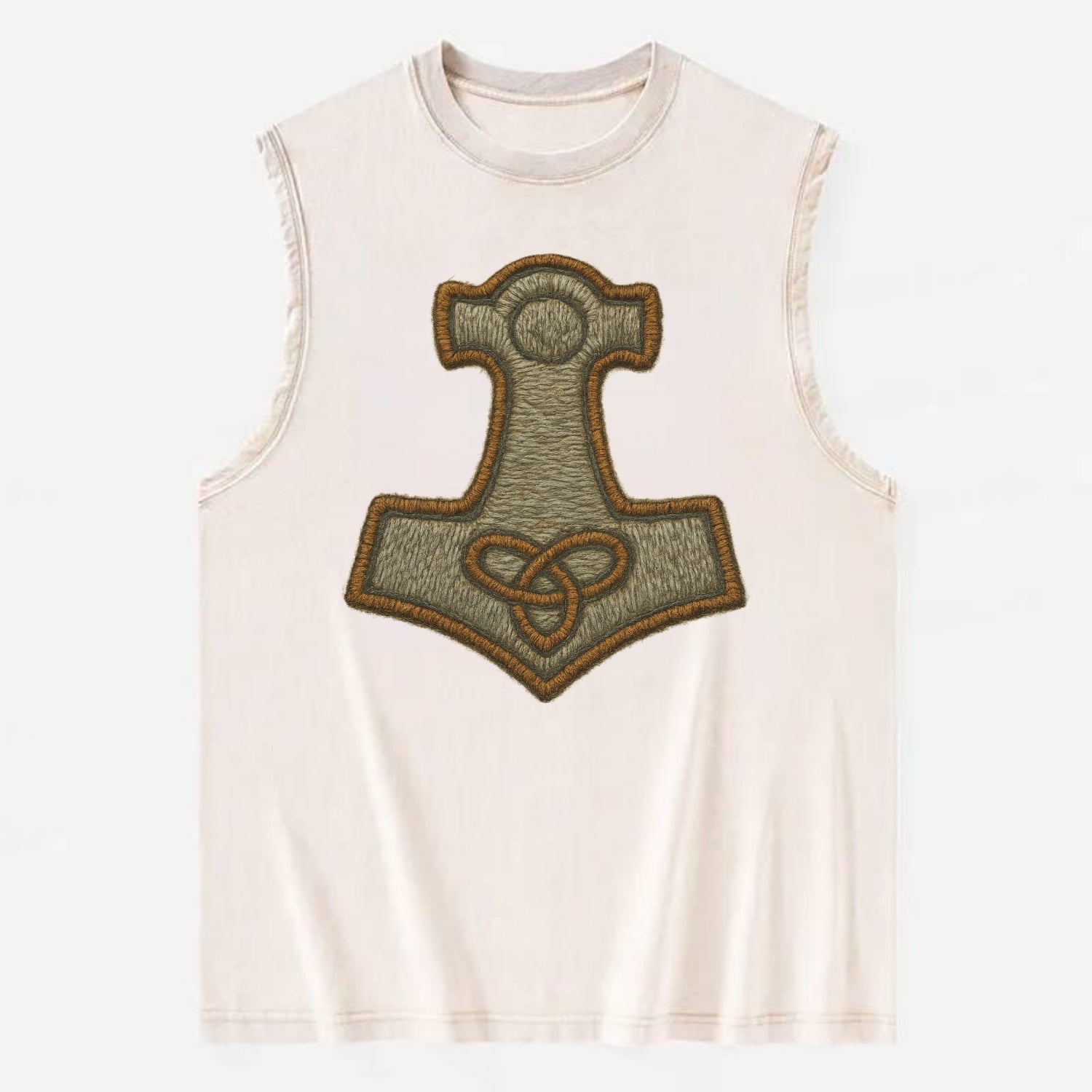 Mjolnir - Vintage Washed Tank - Beige