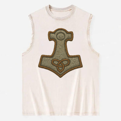 Mjolnir - Vintage Washed Tank - Beige