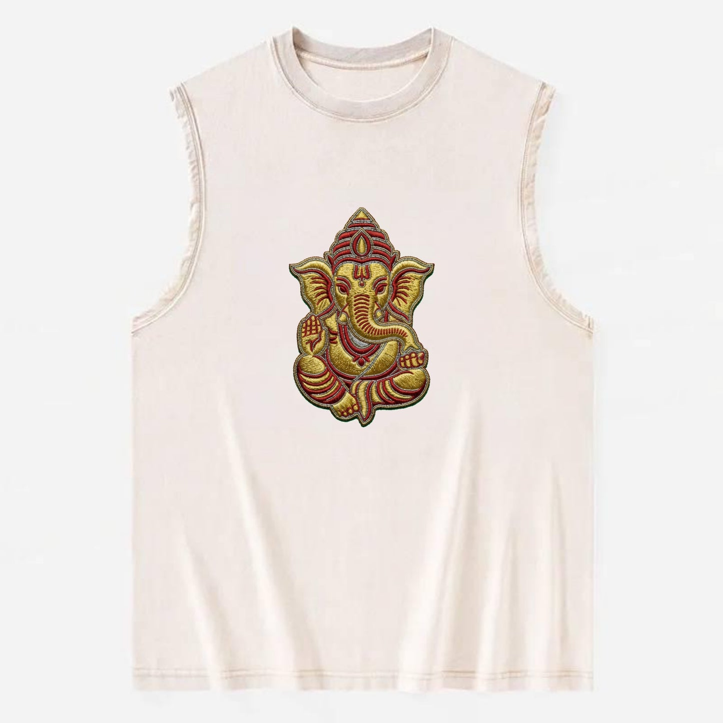 Ganesh - Vintage Washed Tank - Beige