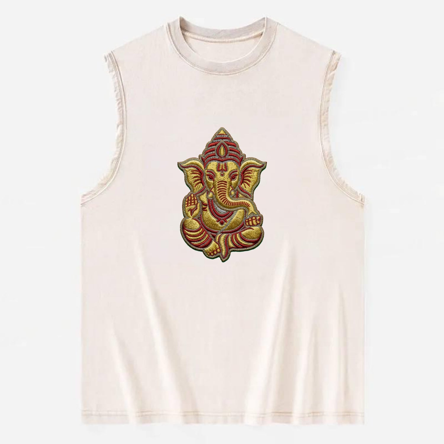 Ganesh - Vintage Washed Tank - Beige