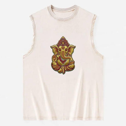 Ganesh - Vintage Washed Tank - Beige