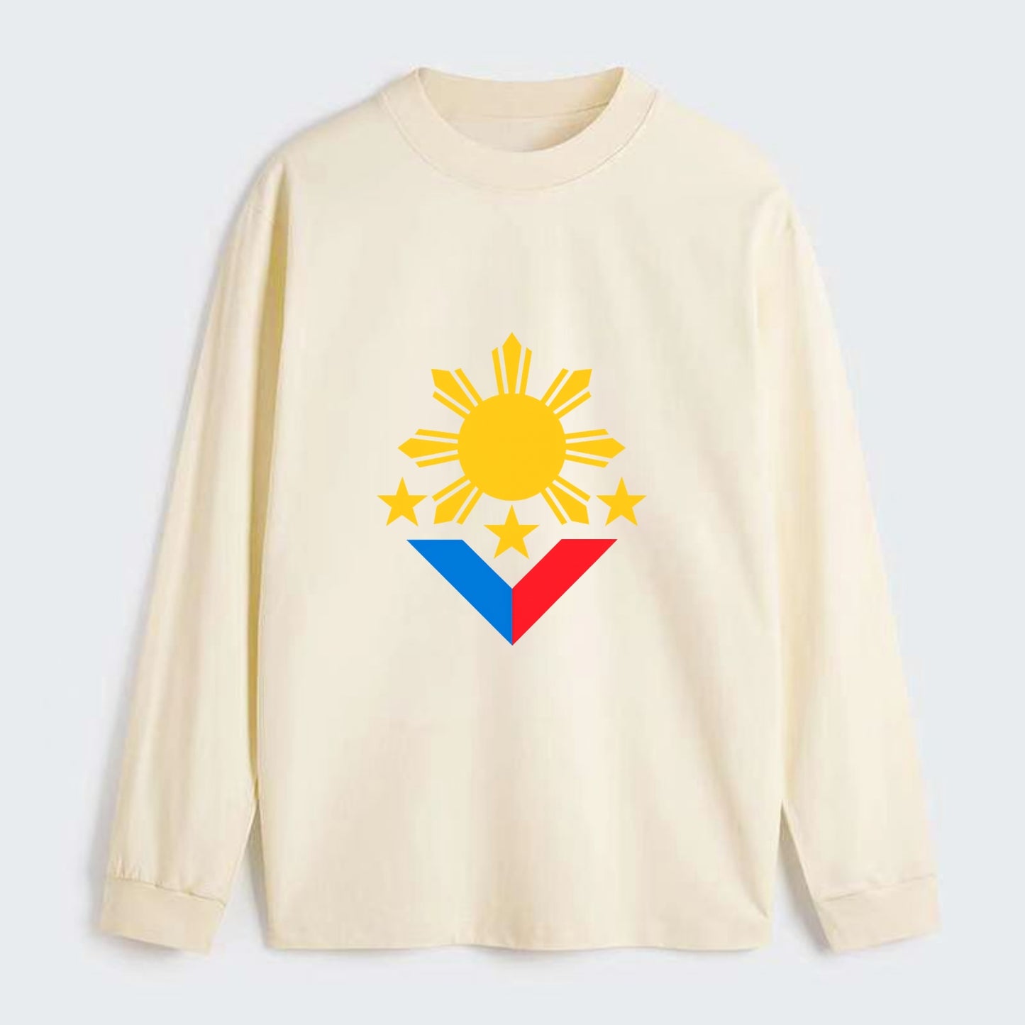 Sun Of Three - Classic Long Sleeve Shirt - Beige