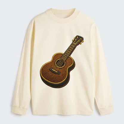 Vintage Guitar  - Classic Long Sleeve Shirt - Beige