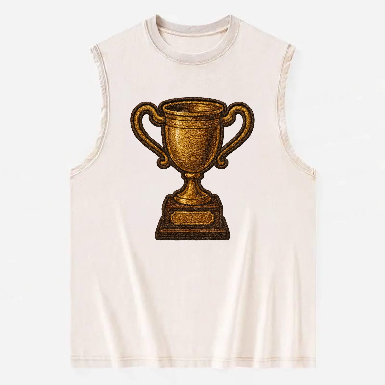 Trophy Cup  - Vintage Washed Tank - Beige