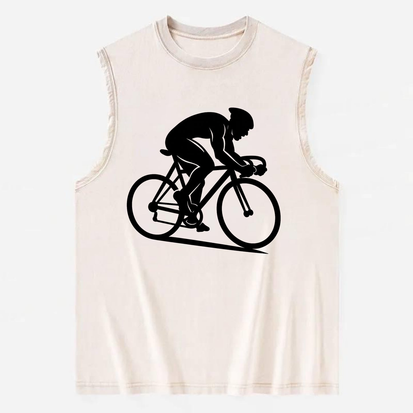 Sprint cyclist racing stance - Vintage Washed Tank - Beige