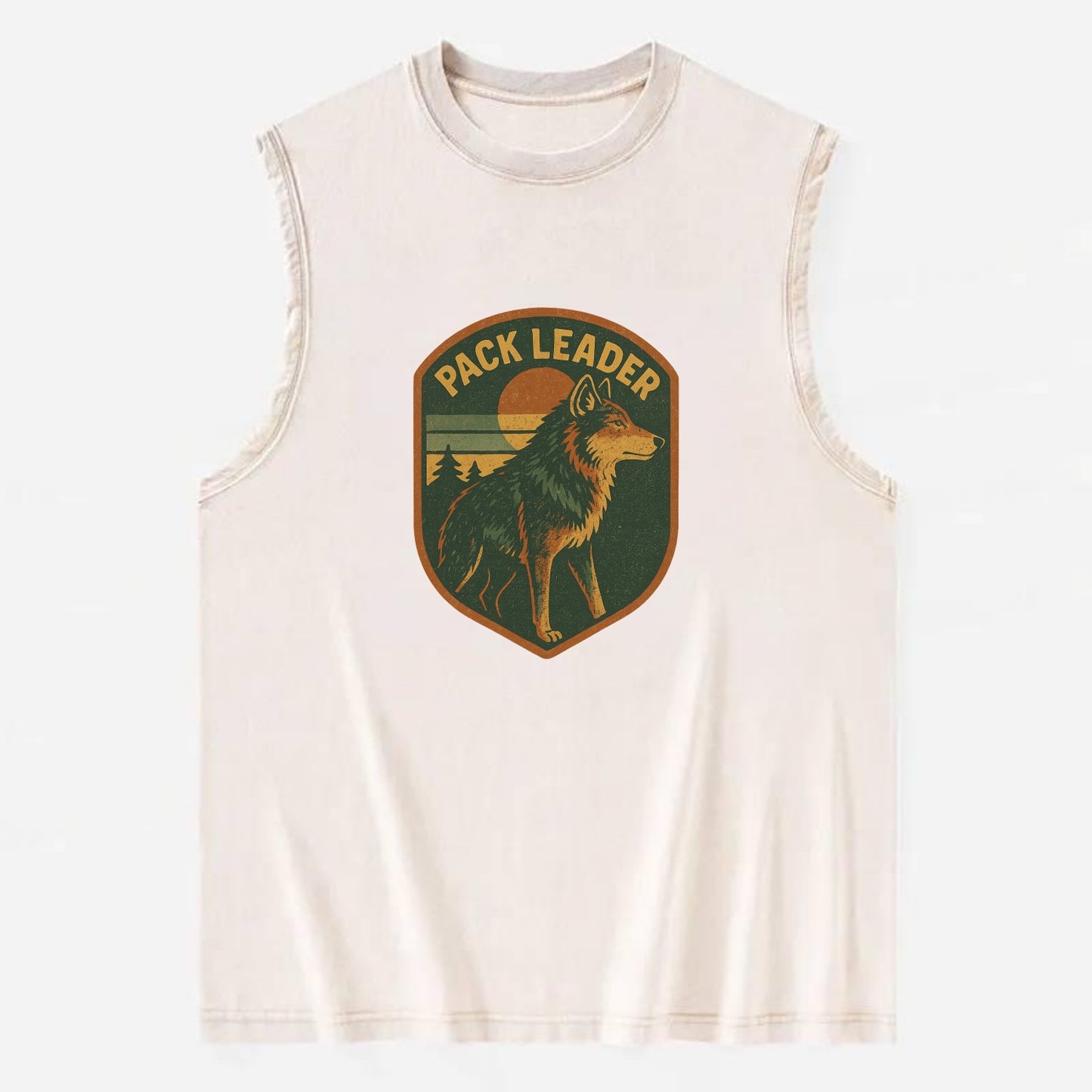 Pack Leader  - Vintage Washed Tank - Beige