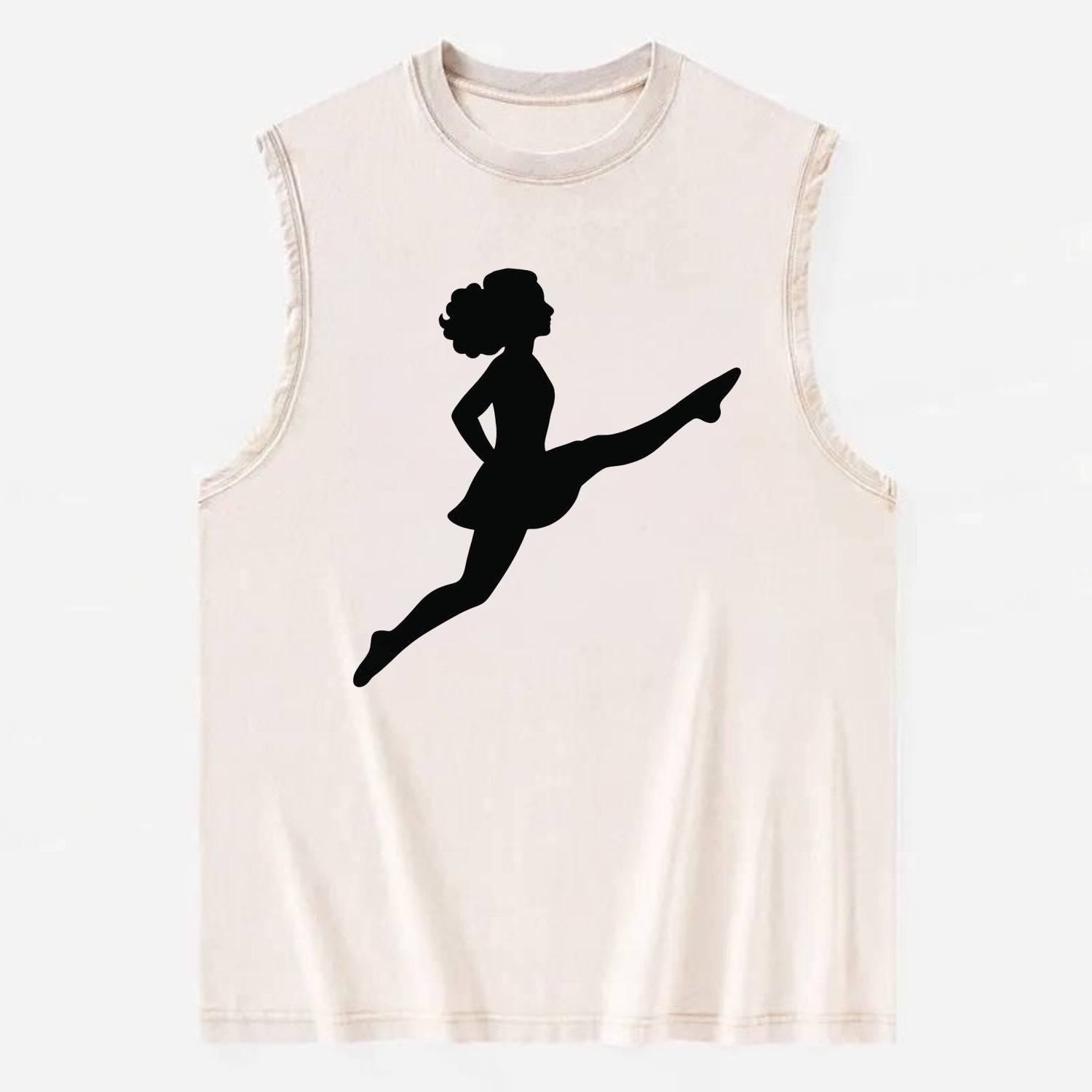 Irish step dancer Riverdance leap - Vintage Washed Tank - Beige