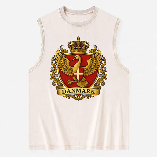Denmark Heritage Badge  - Vintage Washed Tank