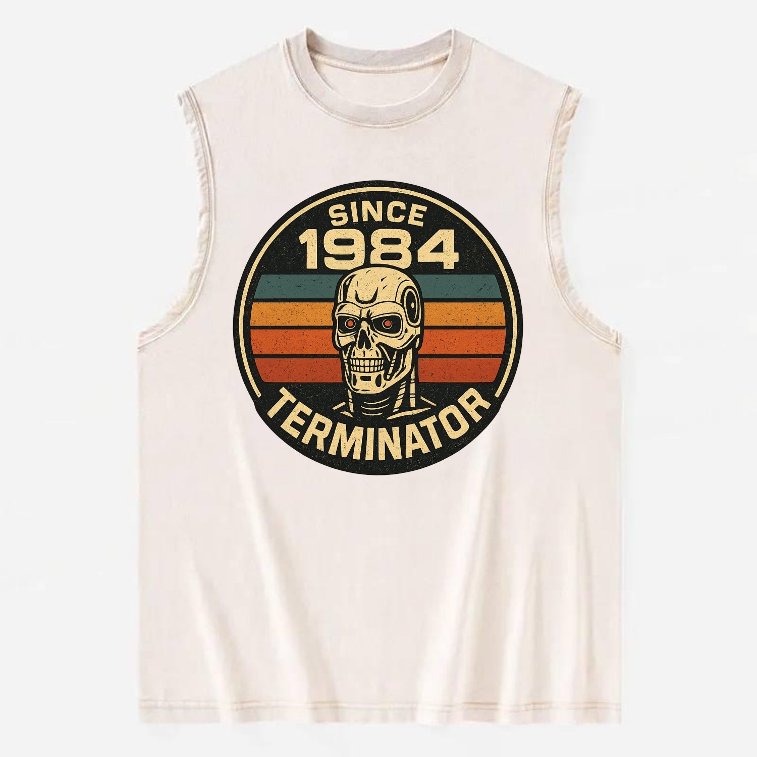 Terminator - Vintage Washed Tank - Beige