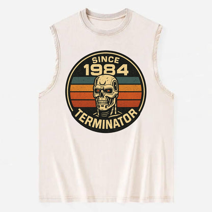 Terminator - Vintage Washed Tank - Beige