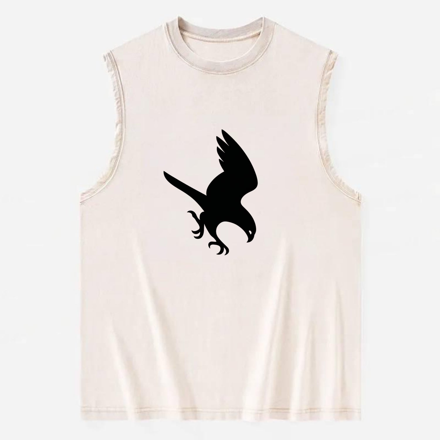 Hawk diving for prey - Vintage Washed Tank - Beige
