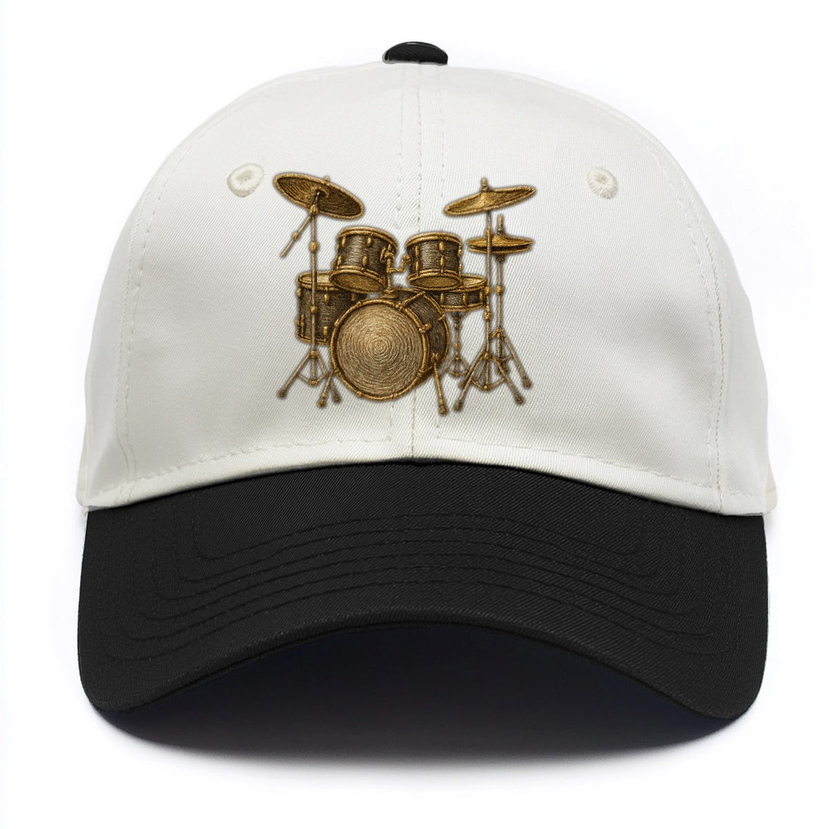 Drum Kit  - Two Tone Cap - Black