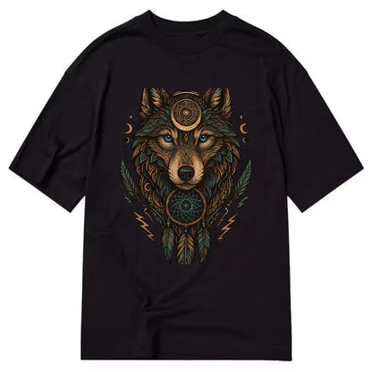 Storm Wolf Thunder  - Classic T-shirt - Black