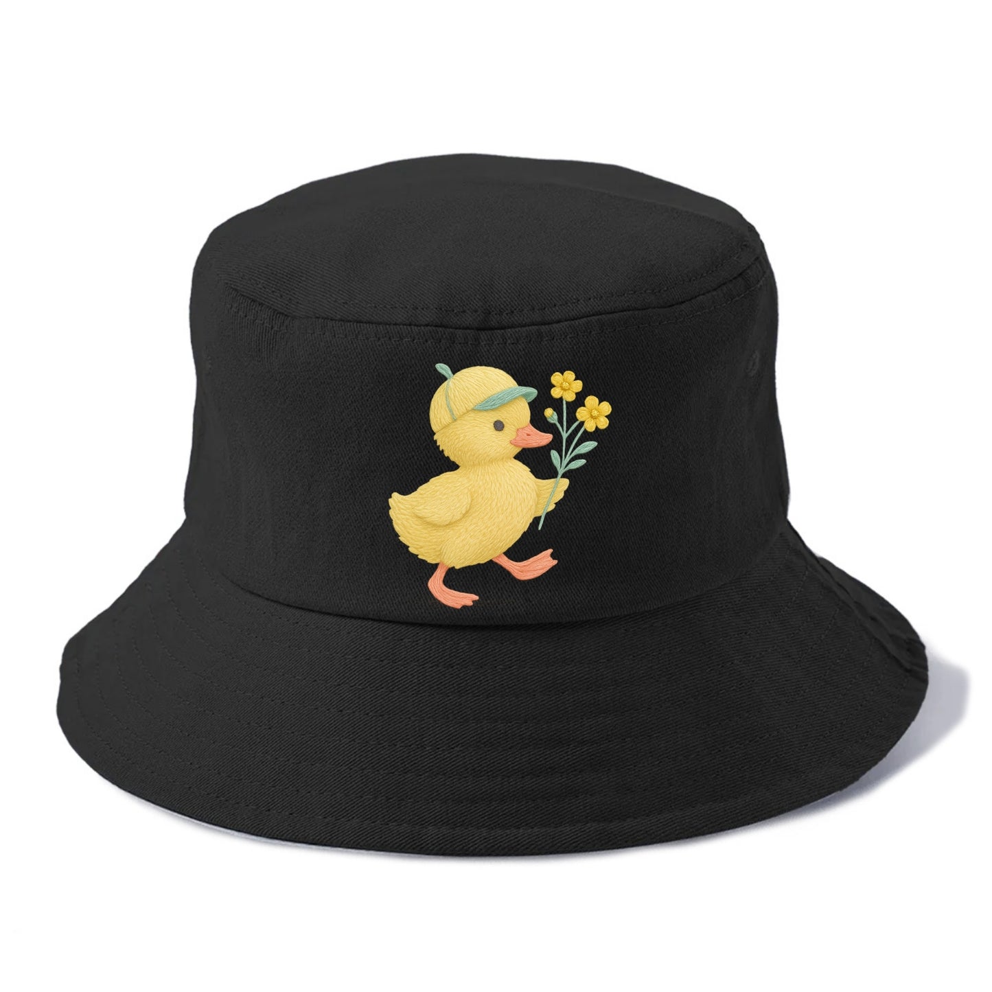 Yellow Duckling - Bucket Hat - Black