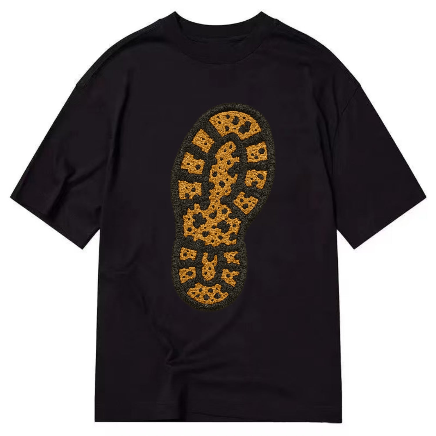Hiking Boot Print  - Classic T-shirt - Black