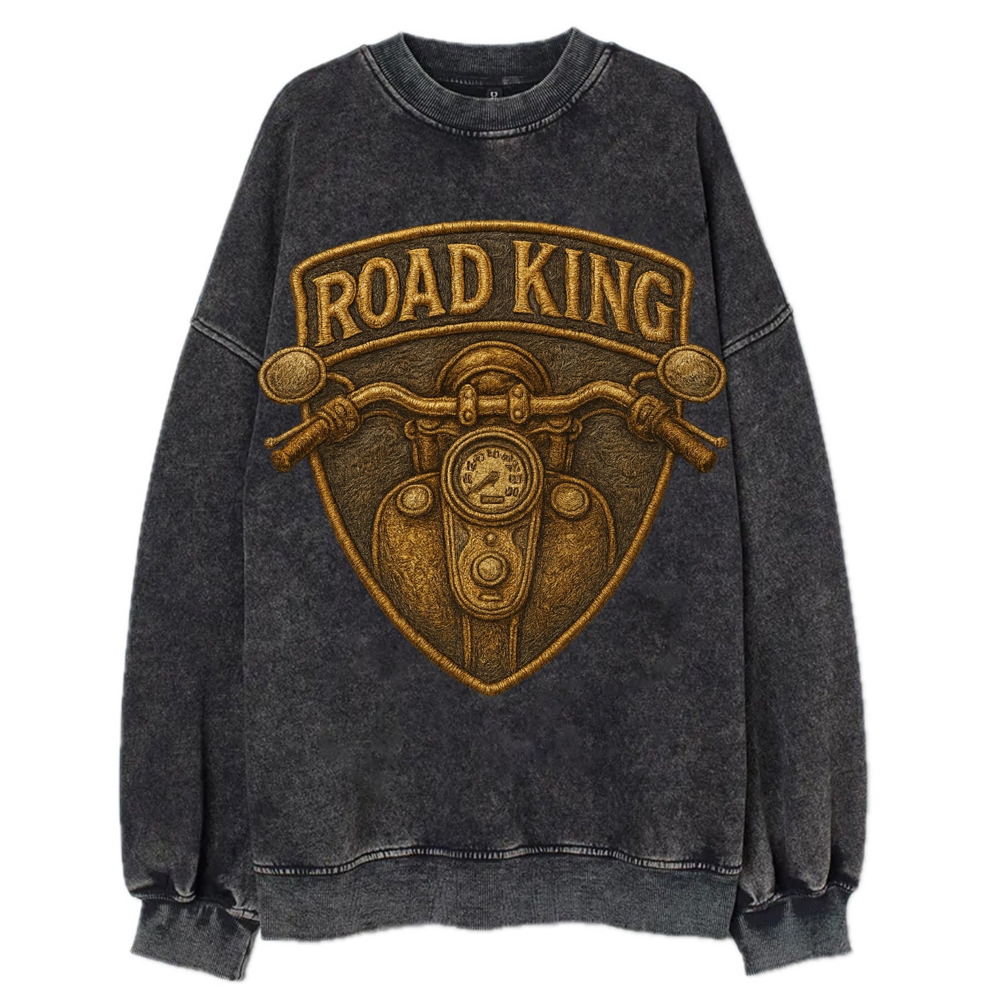 Road King  - Vintage Sweatshirt - Black