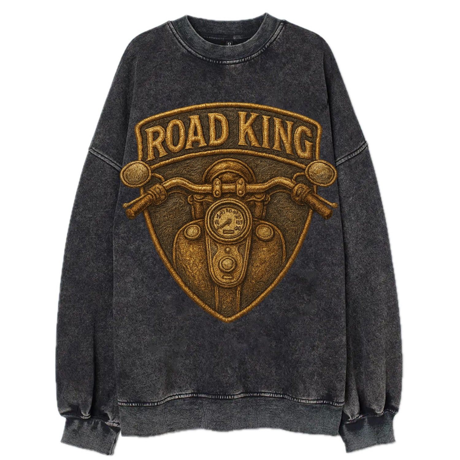 Road King  - Vintage Sweatshirt - Black