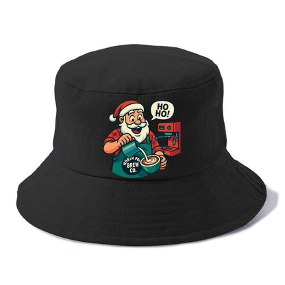 Santa Barista - Bucket Hat - Black