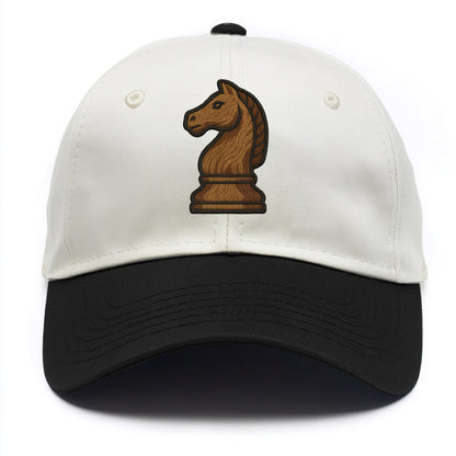Chess Knight  - Two Tone Cap - Black