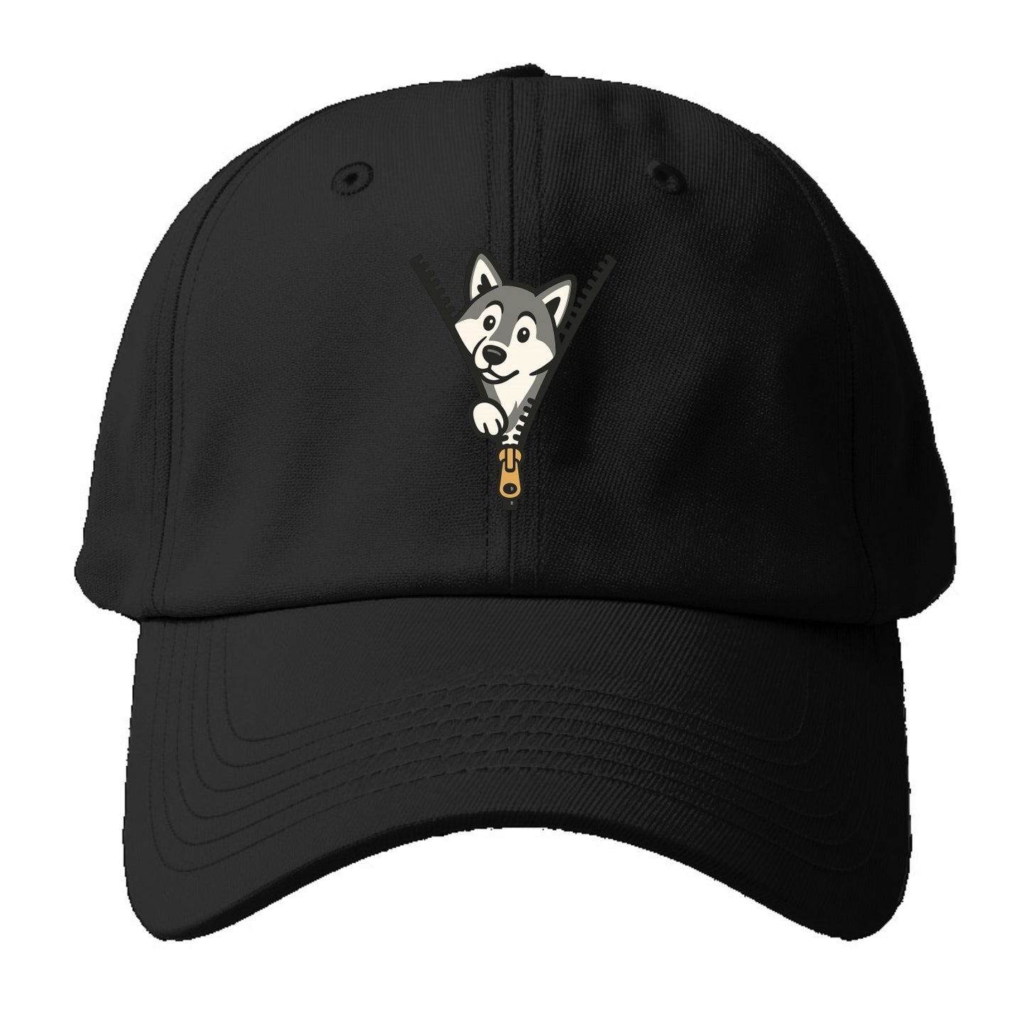 Alaskan Malamute - Baseball Cap - Black