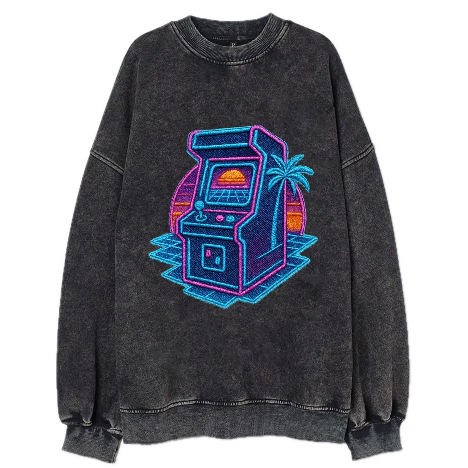 Arcade Machine - Vintage Sweatshirt - Black
