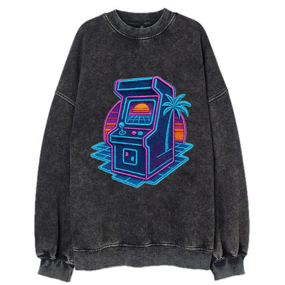 Arcade Machine - Vintage Sweatshirt - Black