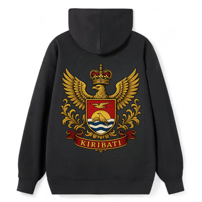 Kiribati Heritage Badge  - Classic Pullover Hoodie - Black