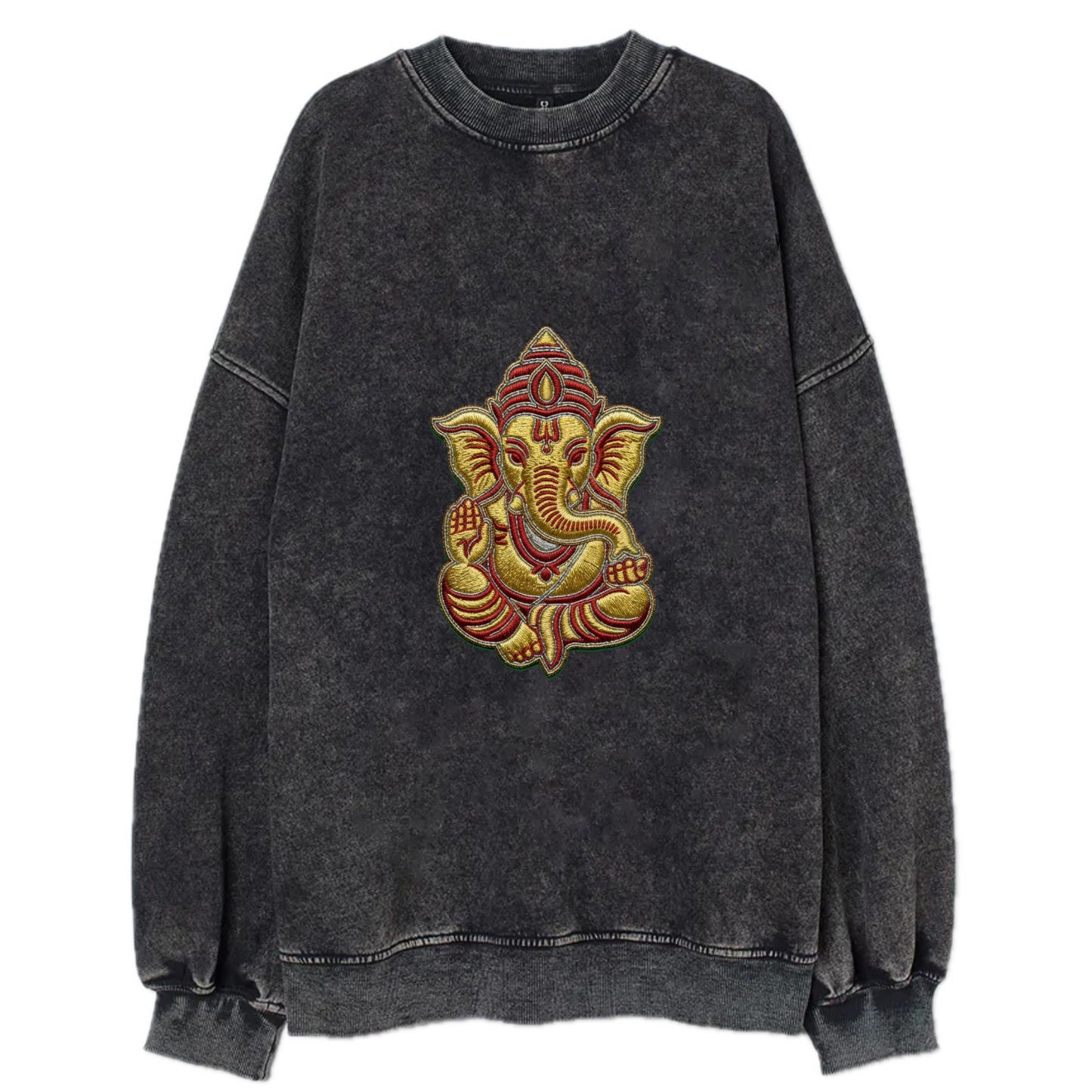 Ganesh - Vintage Sweatshirt - Black