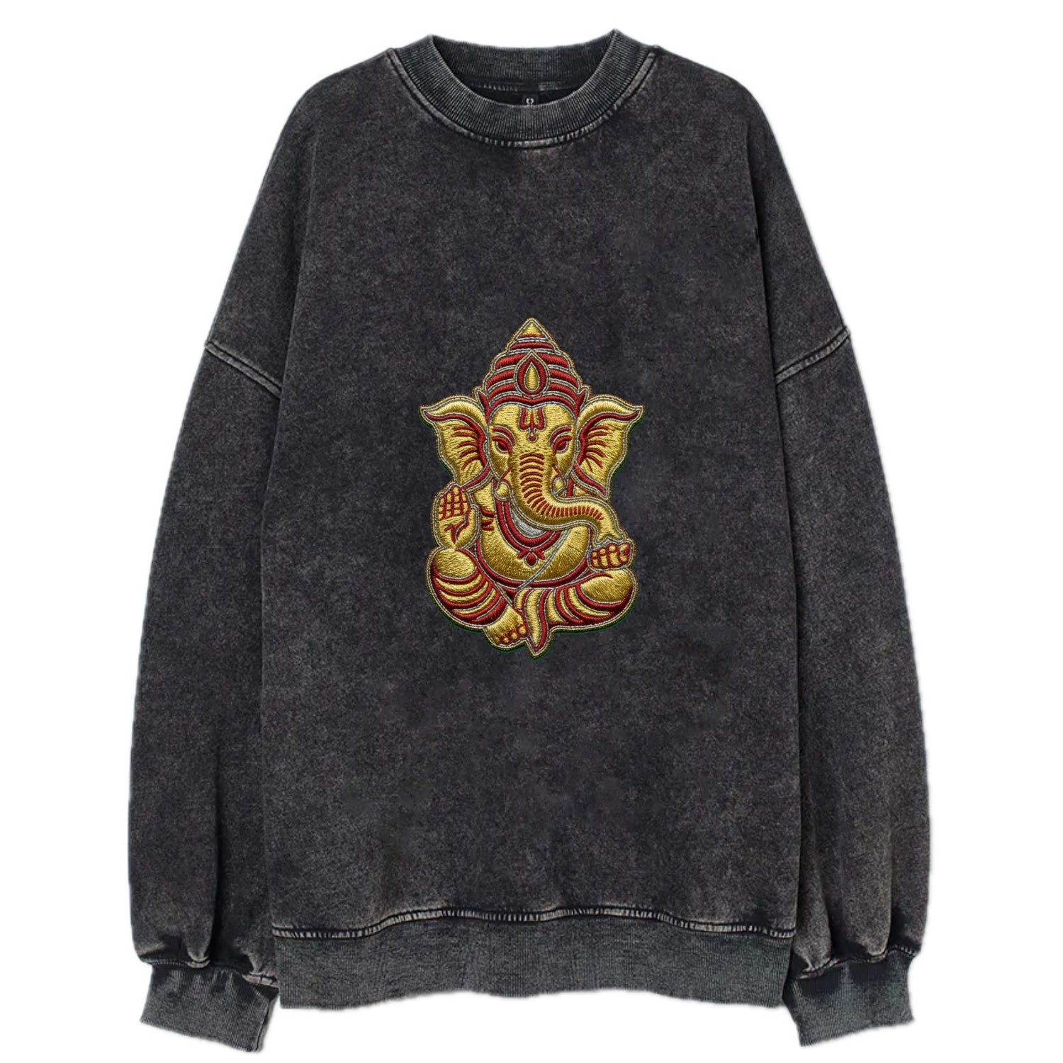 Ganesh - Vintage Sweatshirt - Black