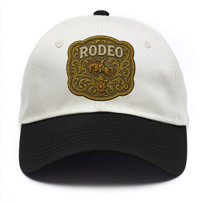 Rodeo Buckle  - Two Tone Cap - Black