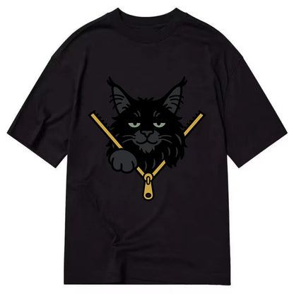 Black Maine Coon - Classic T-shirt - Black
