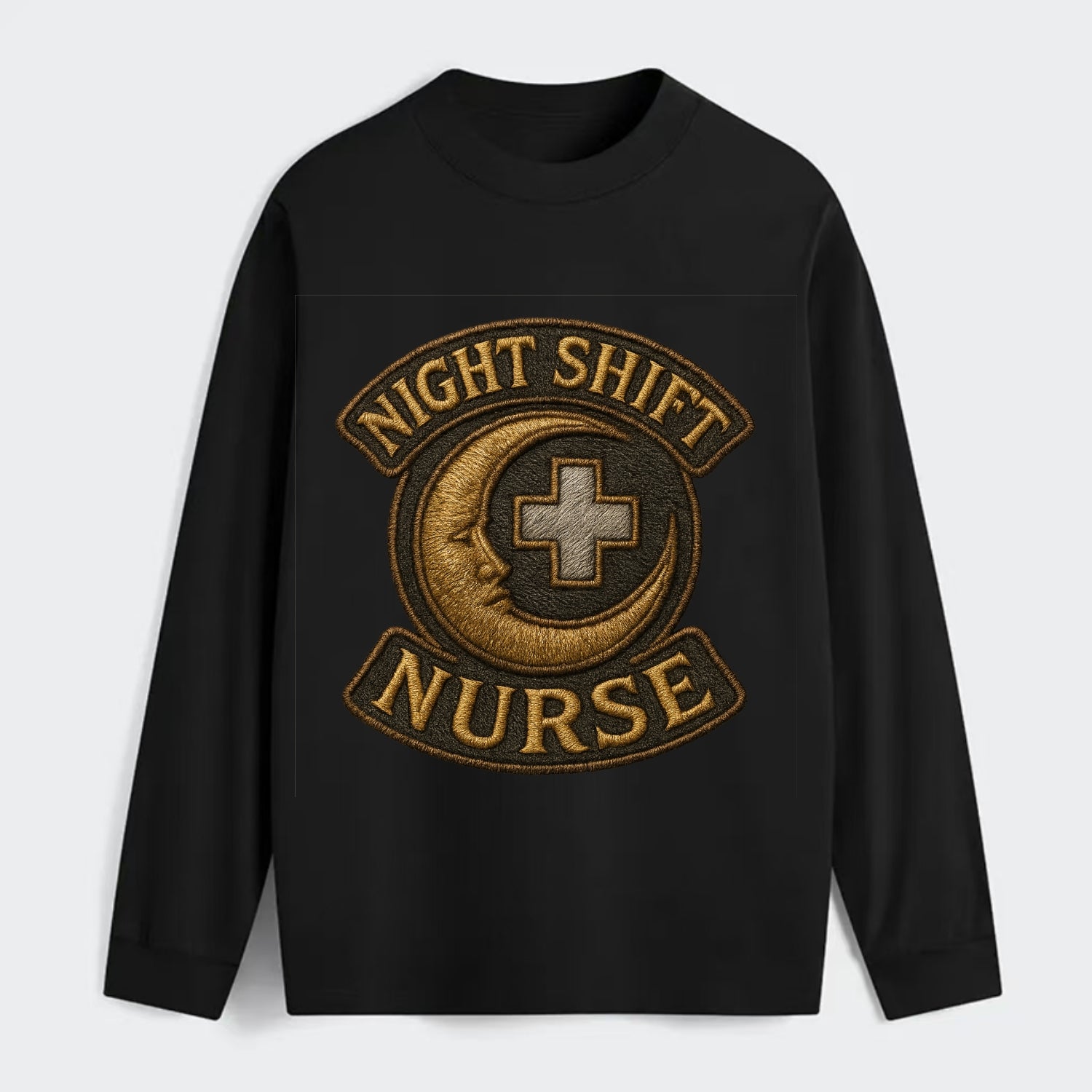 Night Shift Nurse  - Classic Long Sleeve Shirt - Black