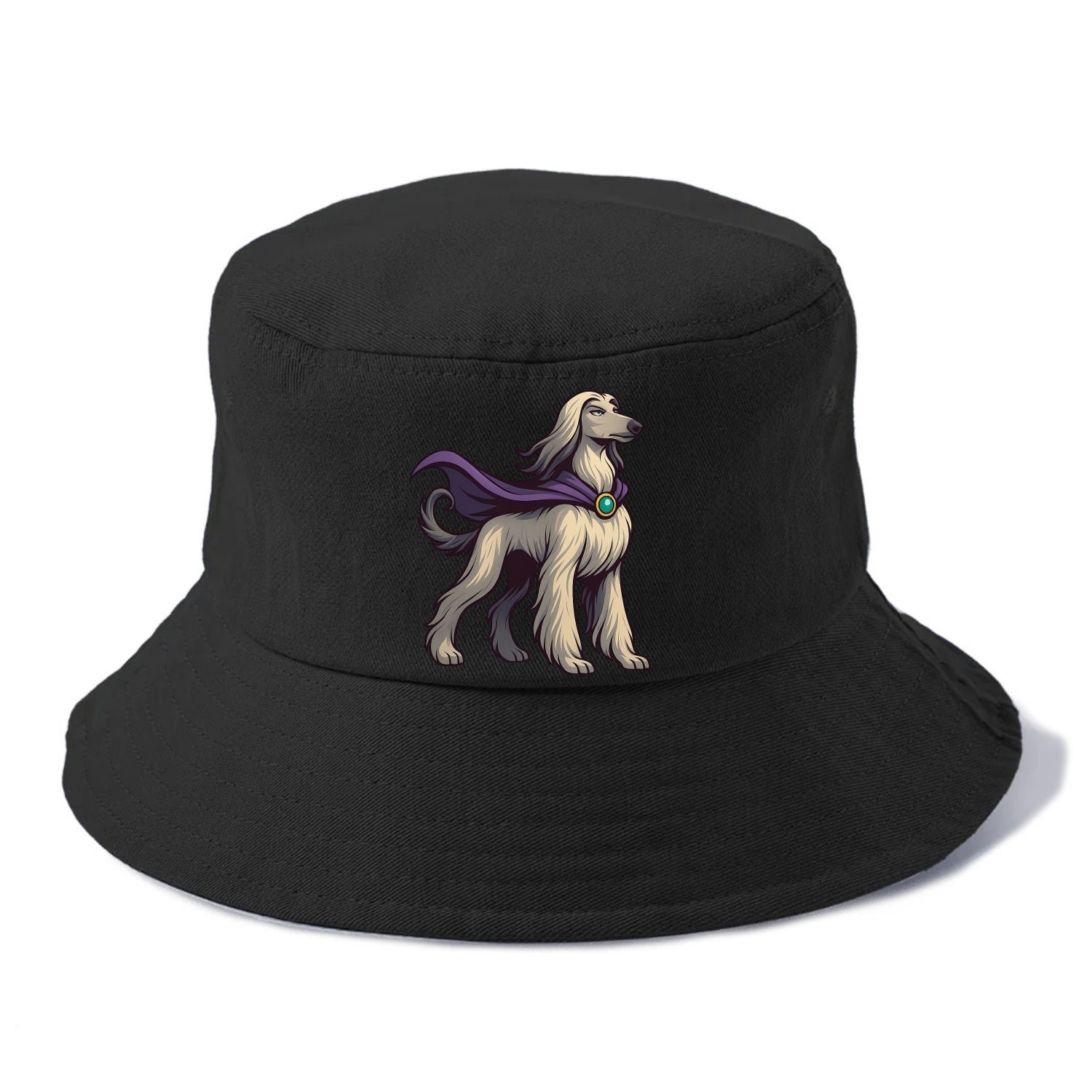 Afghan Hound Mystic Hero  - Bucket Hat - Black