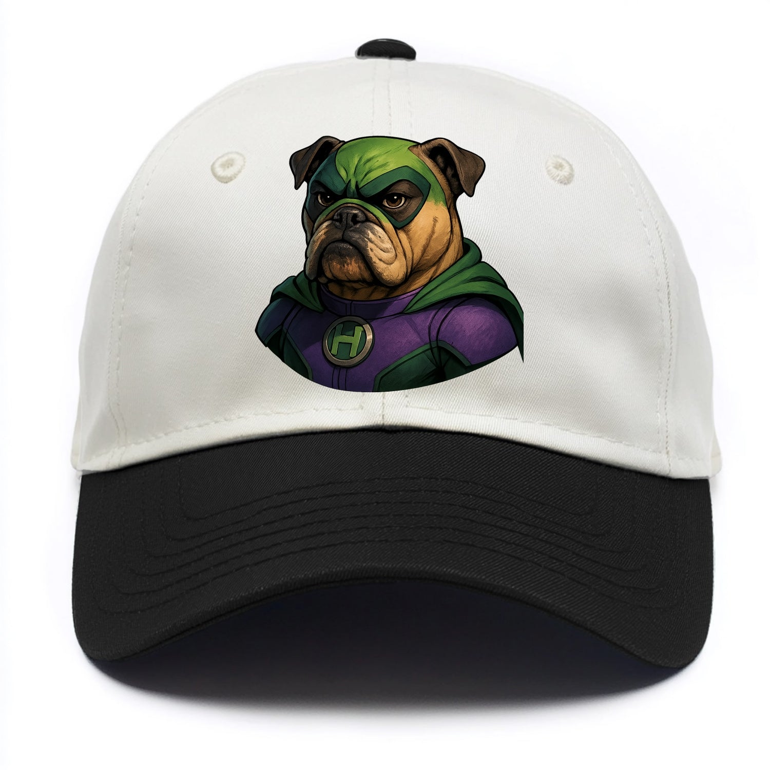 Bulldog Strong Hero  - Two Tone Cap - Black