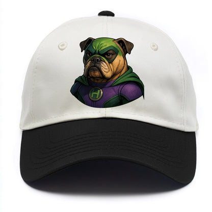 Bulldog Strong Hero  - Two Tone Cap - Black