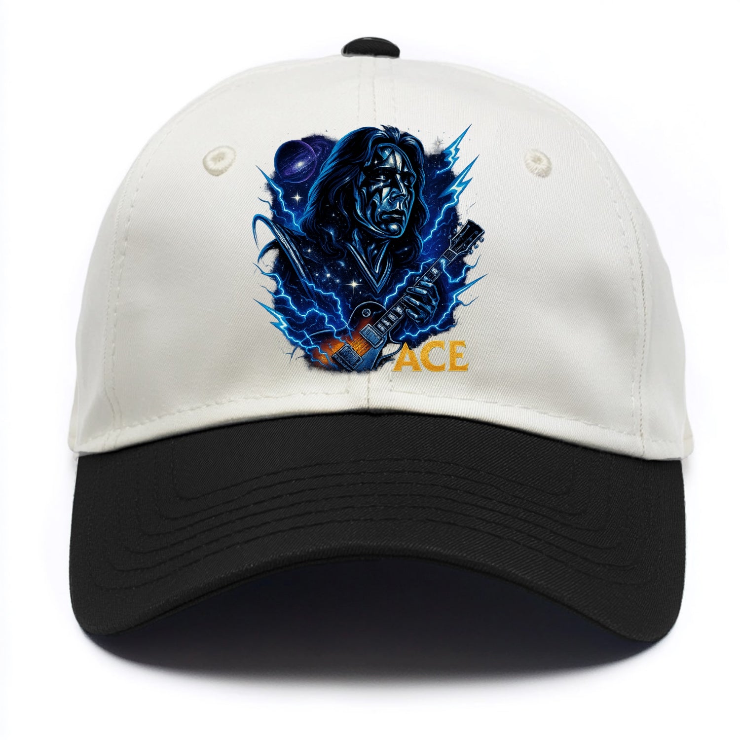 Cosmic Chrome Portrait - Two Tone Cap - Black