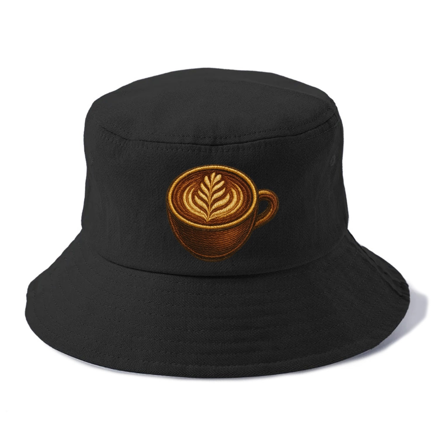 Latte Art  - Bucket Hat - Black