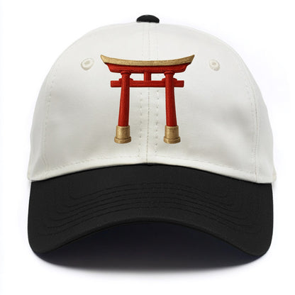Japanese Torii Gate  - Two Tone Cap - Black