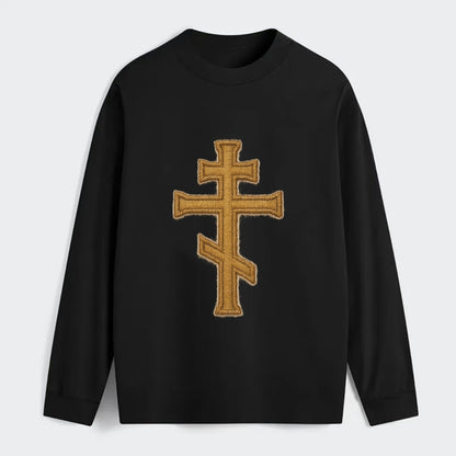 Orthodox Cross  - Classic Long Sleeve Shirt - Black