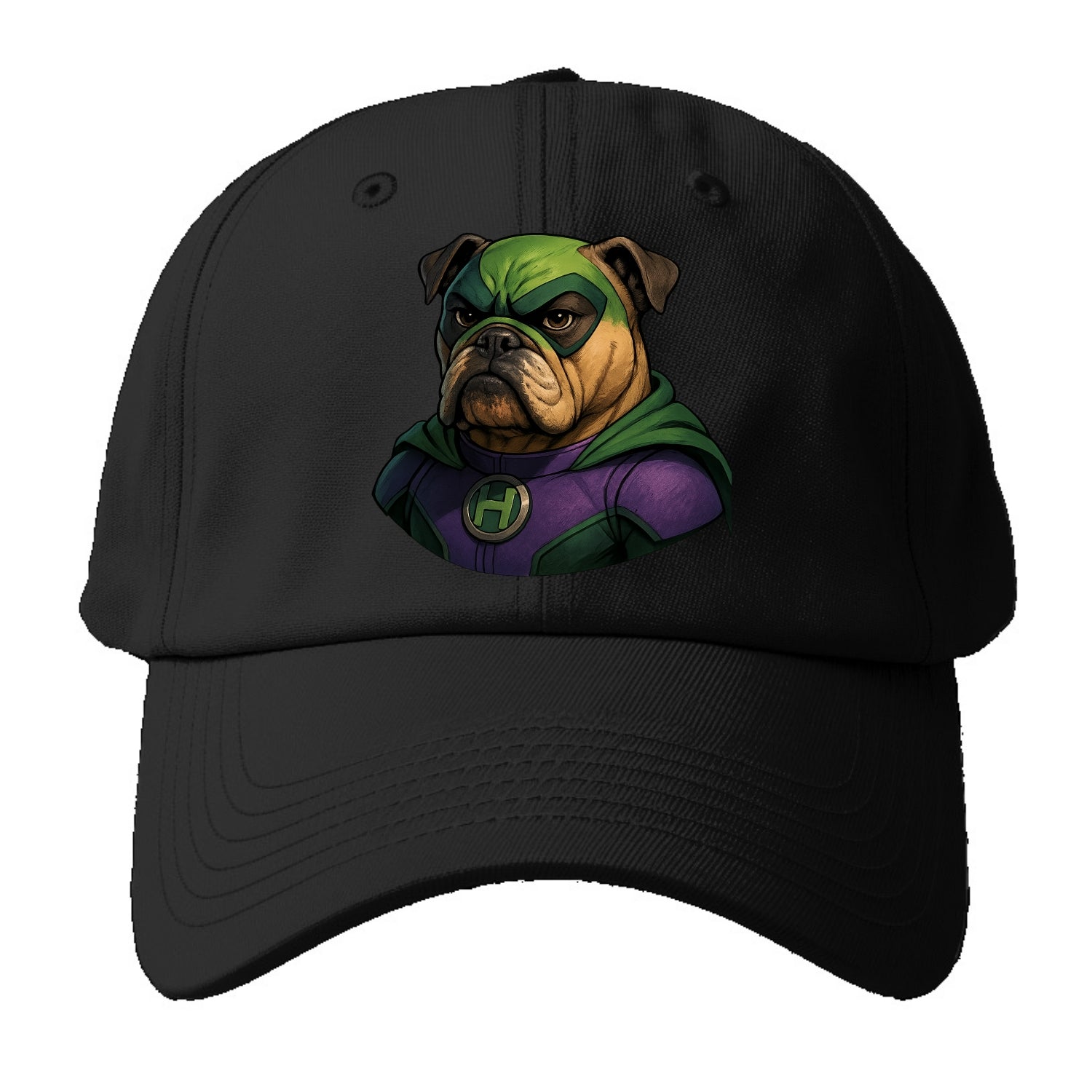 Bulldog Strong Hero  - Baseball Cap - Black