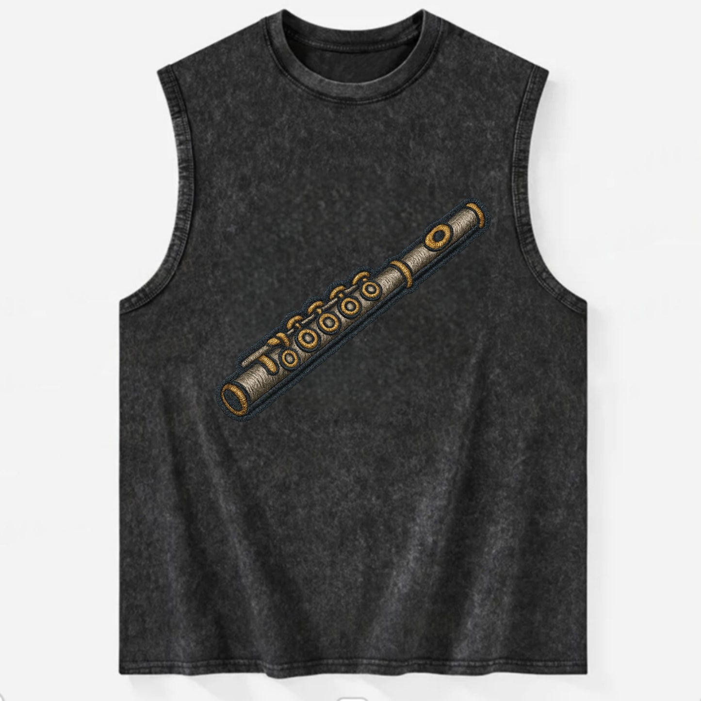 Flute  - Vintage Washed Tank - Black