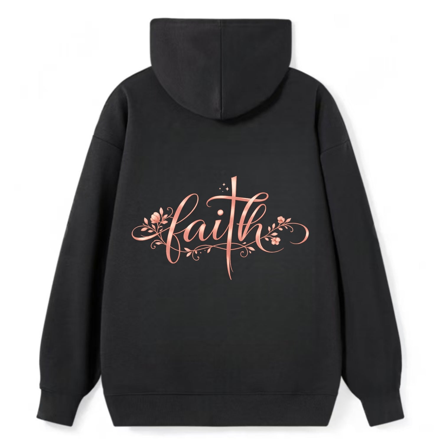 Faith - Classic Pullover Hoodie - Black